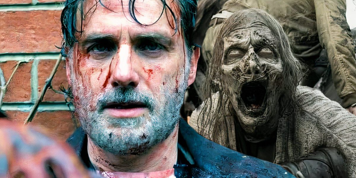 Rick Grimes se descompone en un zombi aterrador en una película alucinante