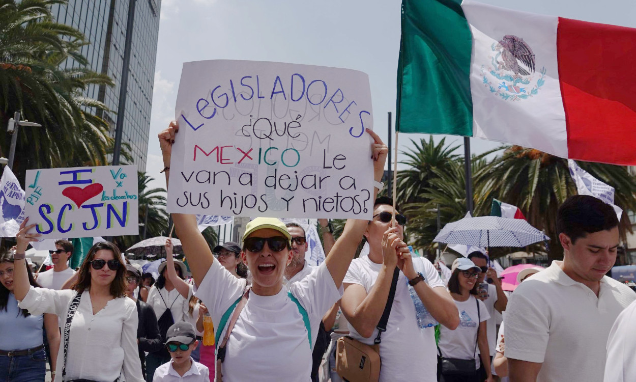 Se esperan bloqueos en la México-Toluca por trabajadores del Poder Judicial tras reforma