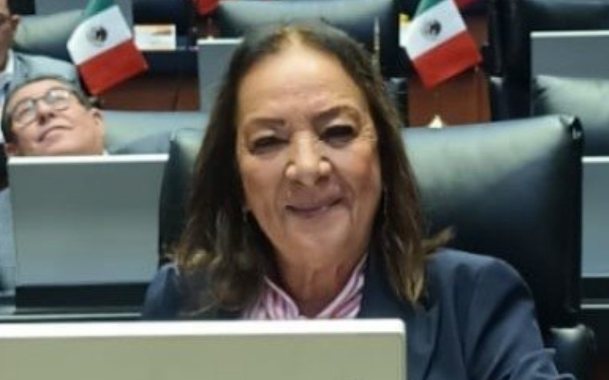 Senadora morenista resultó lesionada por petardos arrojados en el Senado