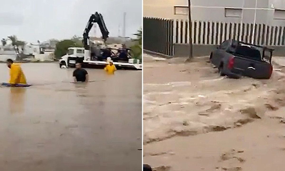 Videos | Alerta roja en Baja California Sur por tormenta 'Ileana'