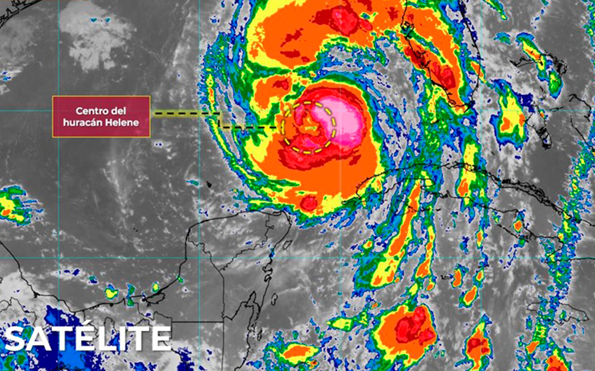 ¿A dónde se dirige el Huracán Helene tras alcanzar categoría 2?