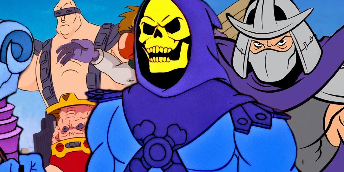 Skeletor, Shredder, Krang y más: los villanos de He-Man y TMNT obtienen rediseños oscuros mientras franquicias icónicas combinan su tradición