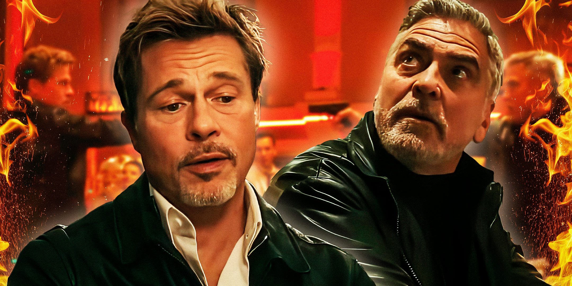 ¿Cuántos años tienen Brad Pitt y George Clooney en Wolfs?