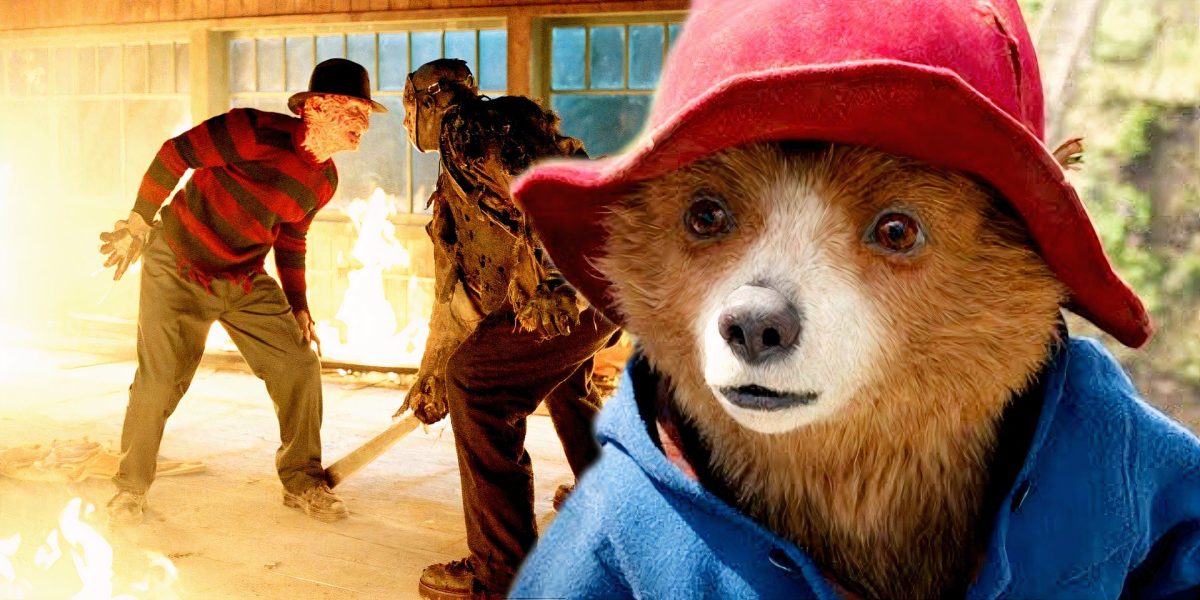 Paddington se convierte en Freddy vs. El árbitro de Jason en un extraño arte cruzado