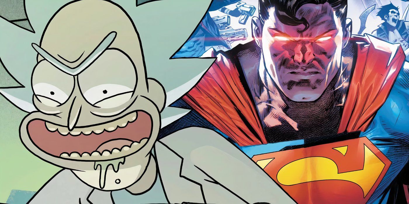 Superman vs Rick Sanchez comienza oficialmente con el primer movimiento perfecto