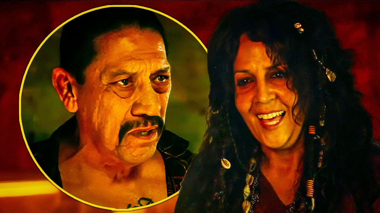 Danny Trejo se encuentra al cuidado de una misteriosa Bruja en Siete Cementerios Clip