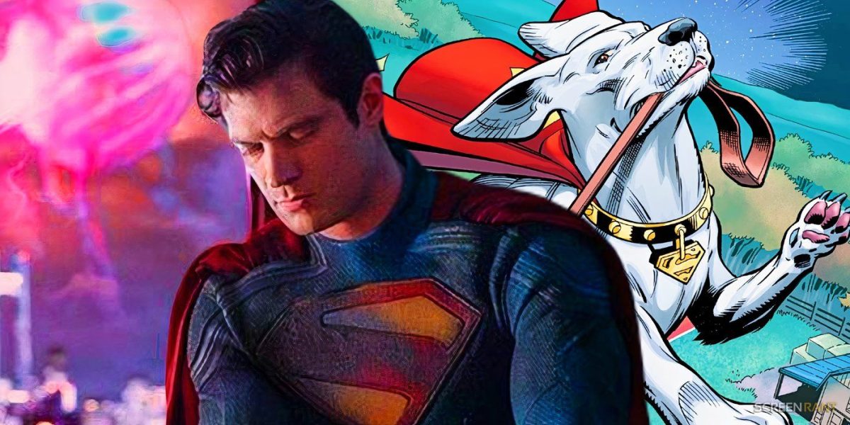 La imagen de la película Superman revela un primer vistazo a Krypto y una nueva mirada al Hombre de Acero de David Corenswet mientras James Gunn comparte una conmovedora historia sobre su propio perro