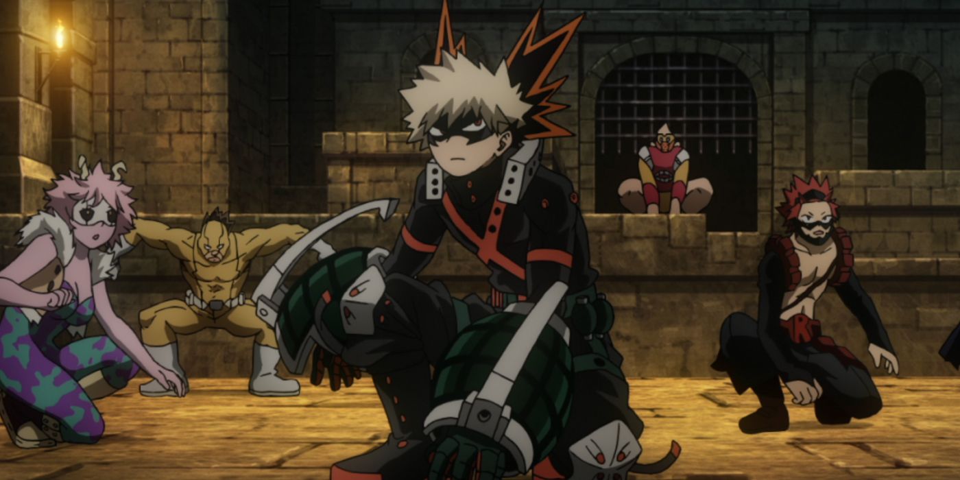 Nuevo clip exclusivo de My Hero Academia: You're Next le da a Bakugo y a la Clase 1-A su momento para brillar