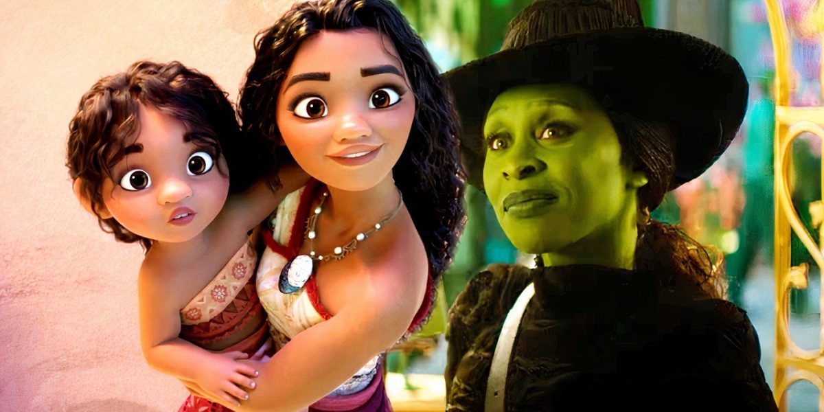 La taquilla del Día de Acción de Gracias se acerca a un nuevo récord mientras Moana 2 y Wicked dominan el segundo mejor día de 2024