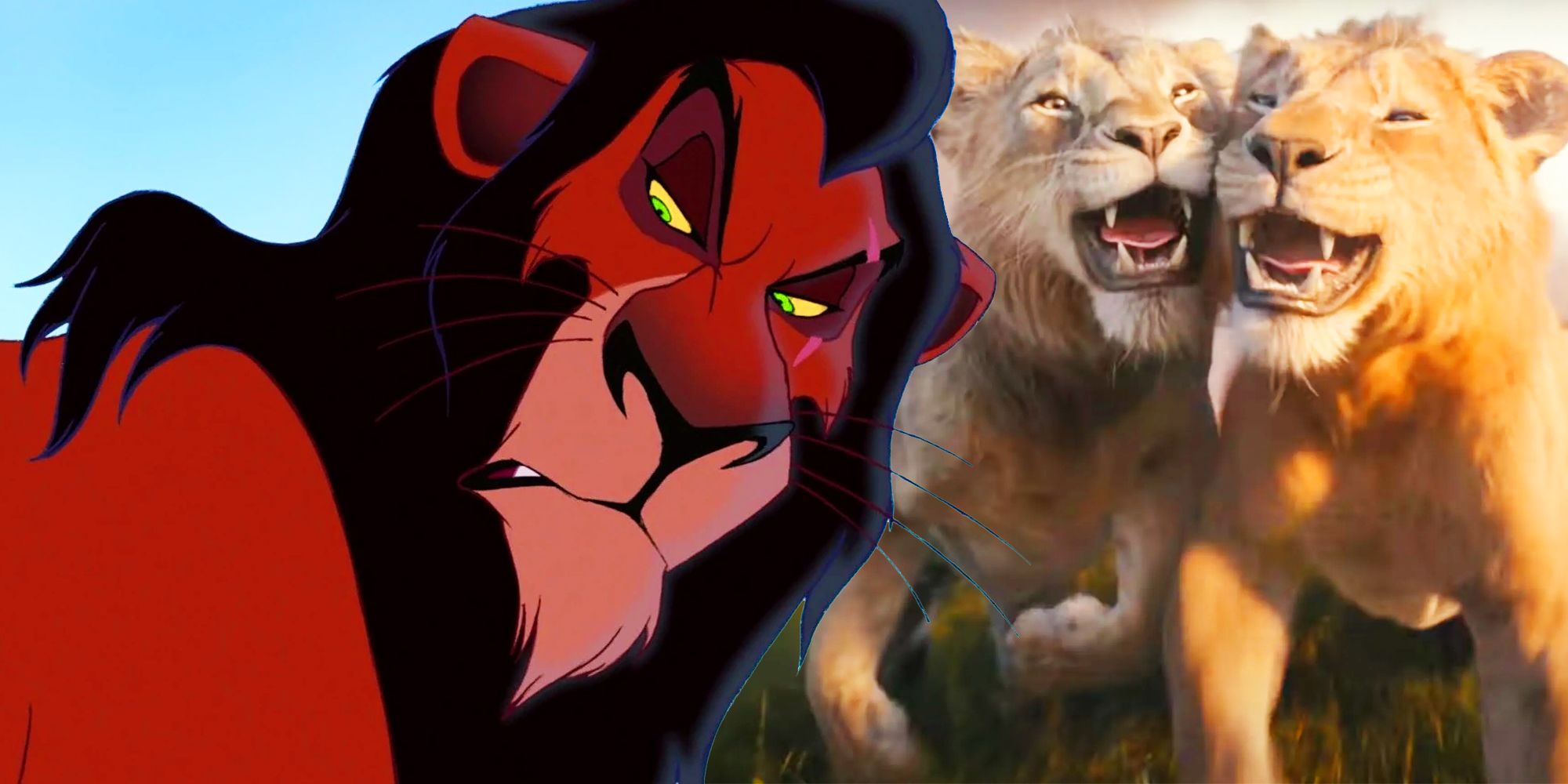 Mufasa cambia totalmente un momento de Scar y Sarabi de El Rey León de 2019, haciéndolo más desgarrador