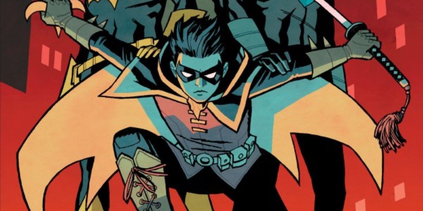 Imagen destacada de The Boy Wonder #1 centrada en el fondo de Robin, Batgirl y Nightwing