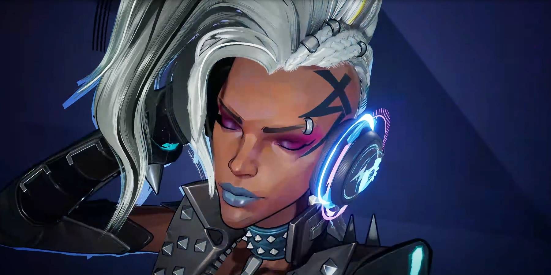 Animación mvp de Marvel Rivals Storm a partir de un diseño inspirado en un rockero