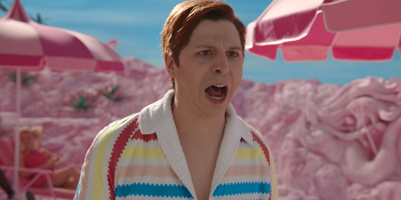 Michael Cera como Allan gritando en Barbie