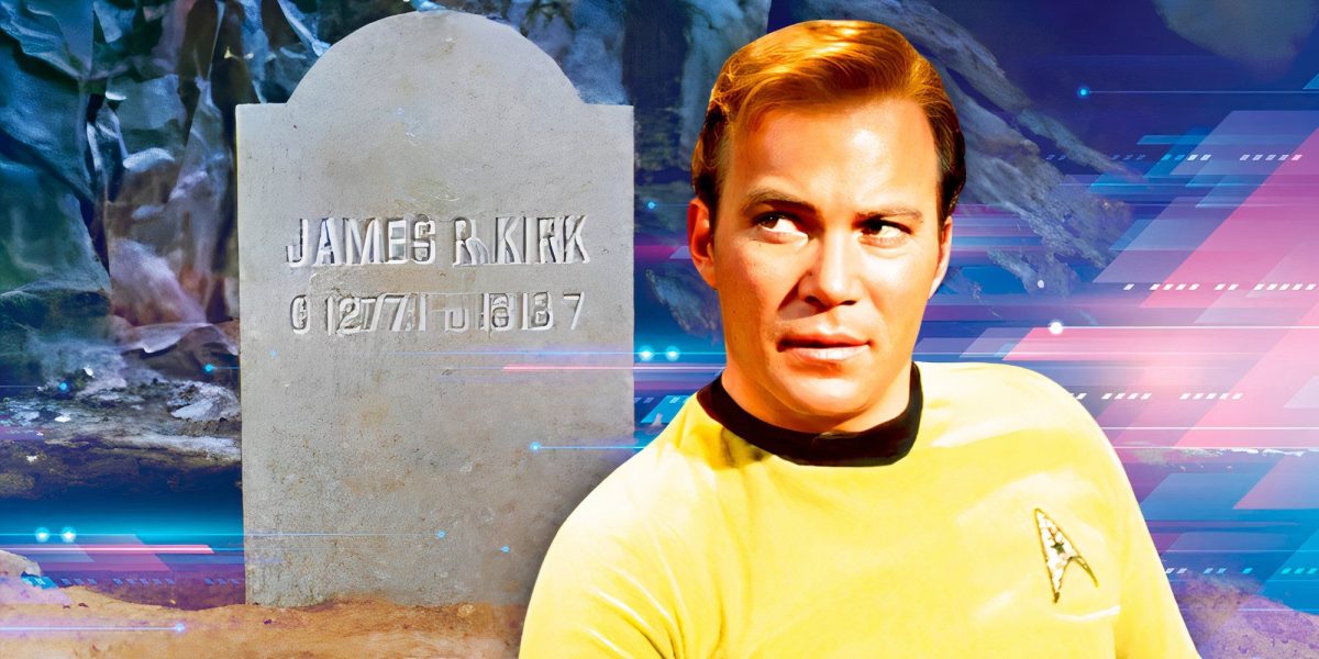 ¿Por qué la lápida del capitán Kirk dijo "James R. Kirk" en Star Trek Season 1