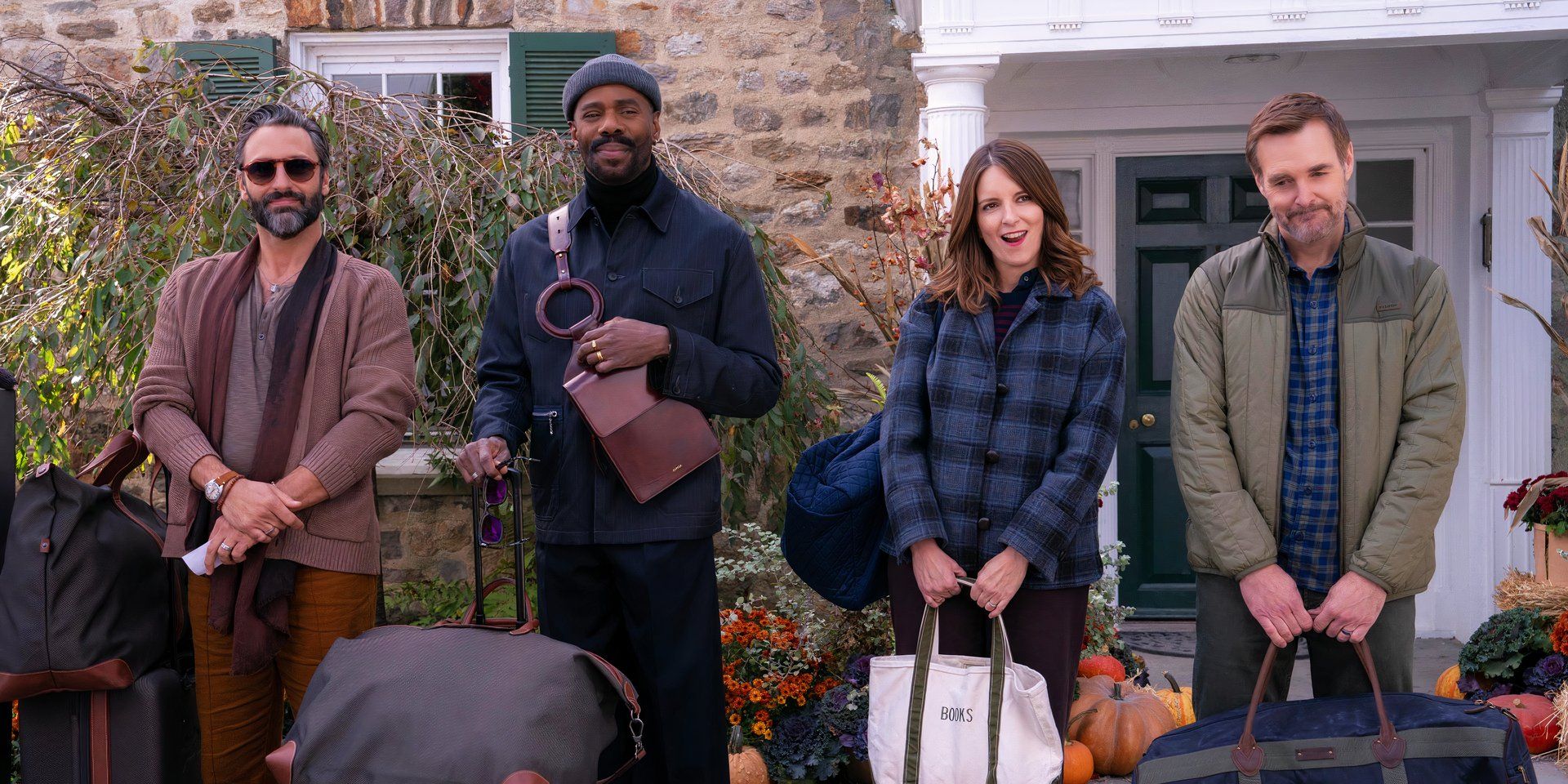 Steve Carell, Colman Domingo y Tina Fey son amigos de toda la vida que se reúnen para un viaje en las primeras imágenes de Four Seasons de Netflix