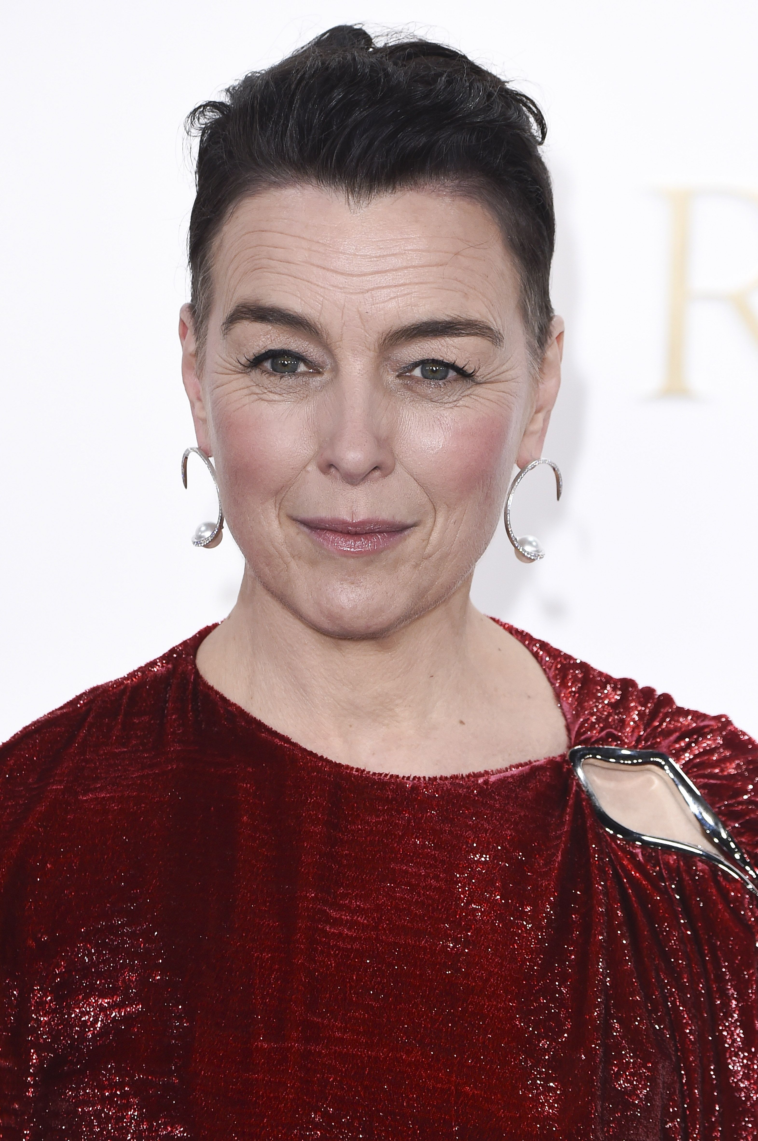 Moldada de la cabeza de Olivia Williams en la celebración de Londres del final 'The Crown' en el Royal Festival Hall