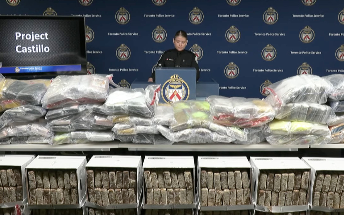 Canadá decomisa 835 kilos de cocaína del Cartel Jalisco Nueva Generación