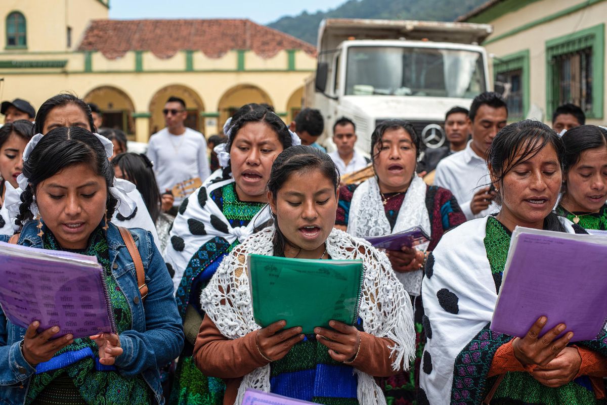 Indígenas exigen justicia y desarme de grupos criminales en Chiapas