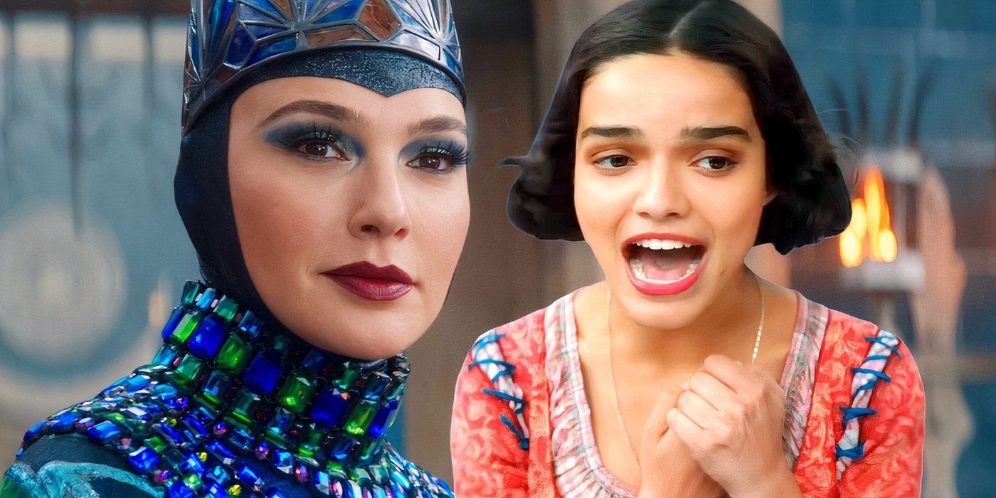 La reina malvada de Gal Gadot se eleva sobre Blancanieves en una nueva imagen del remake de acción en vivo de Rachel Zegler