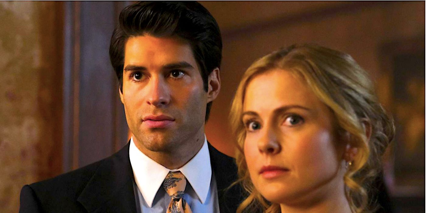 Trevor de Asher Grodman y Sam de Rose McIver en la temporada 2 de Ghosts