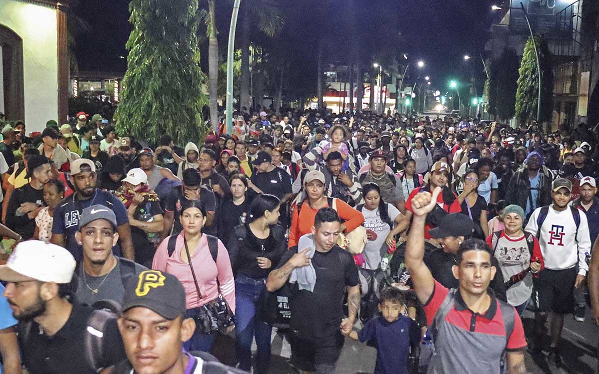 Nueva caravana migrante sale de Chiapas pese a políticas de Trump