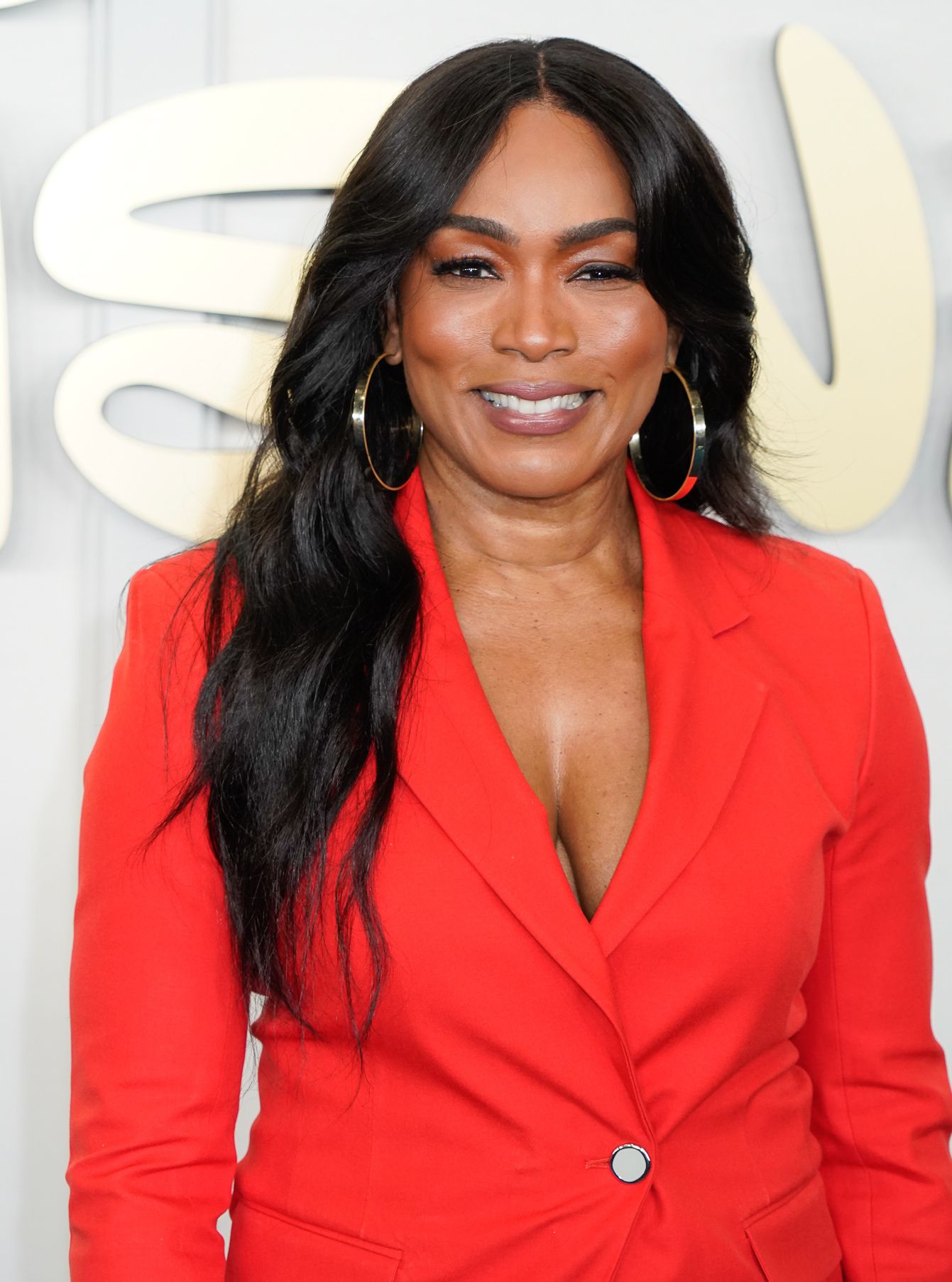 Foto en la cabeza de Angela Bassett en el Upfront de Disney de 2024