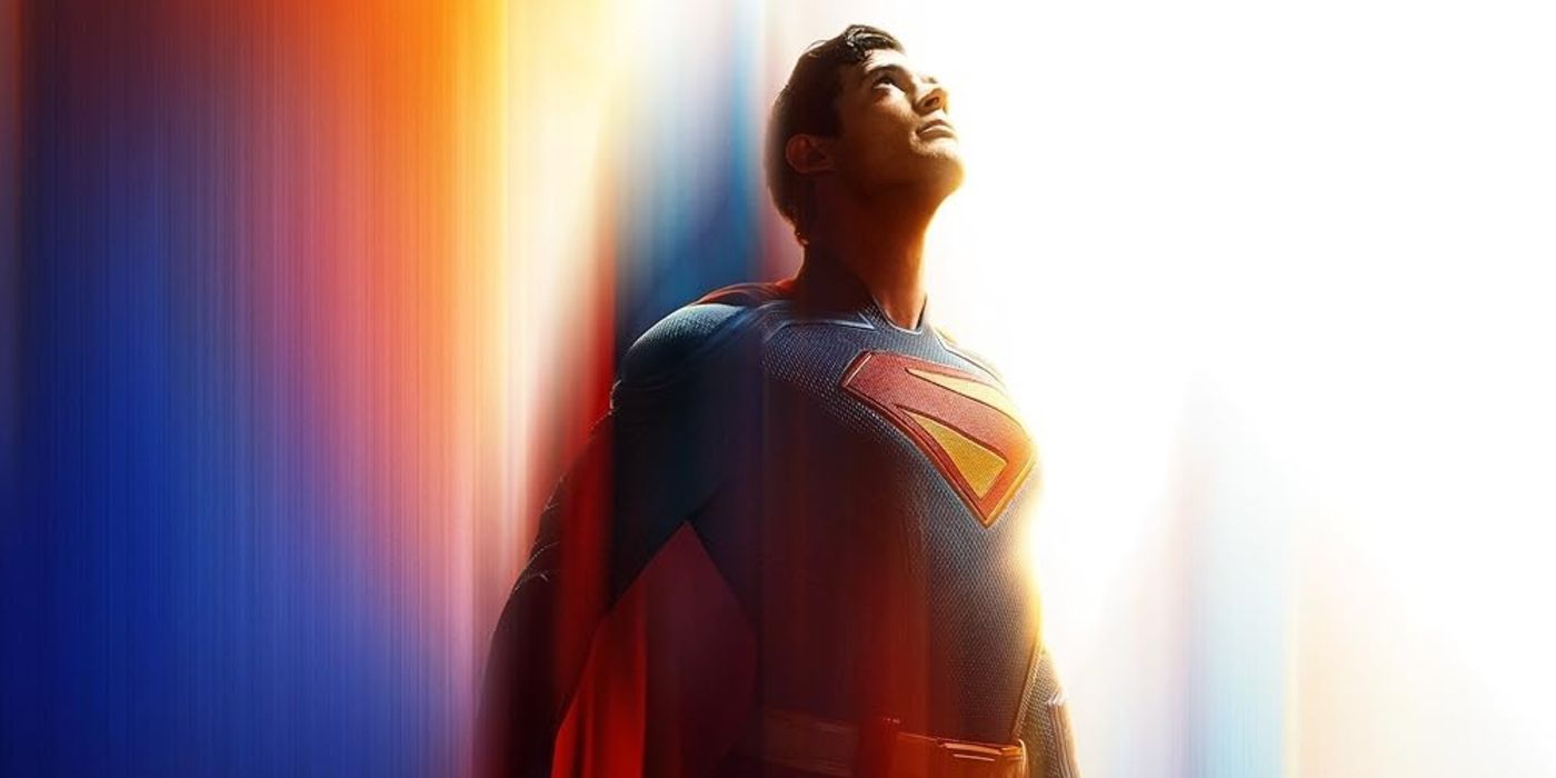 David Corenswet como Superman del póster teaser de Superman