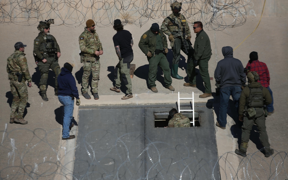 Video y fotos | Hallan narcotúnel en el río Bravo para cruzar migrantes y droga