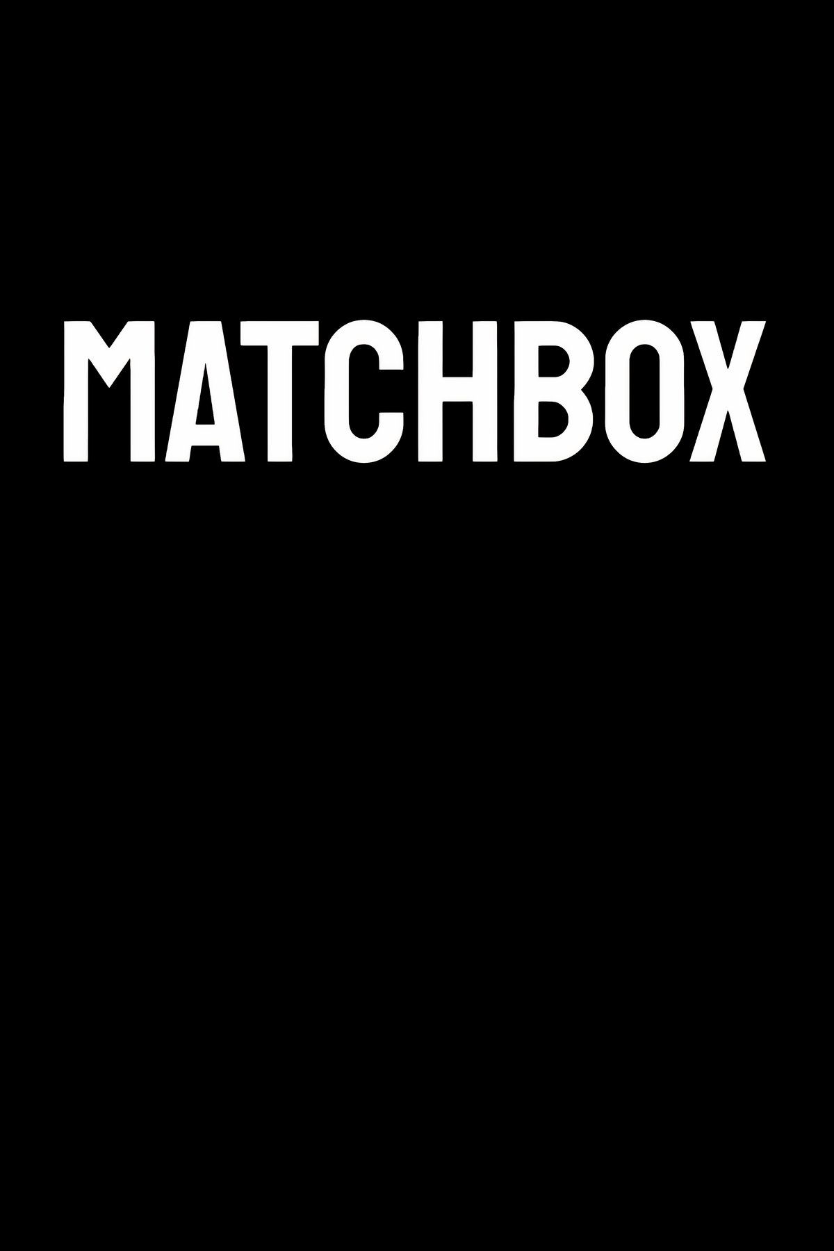 Póster de marcador de posición de Matchbox