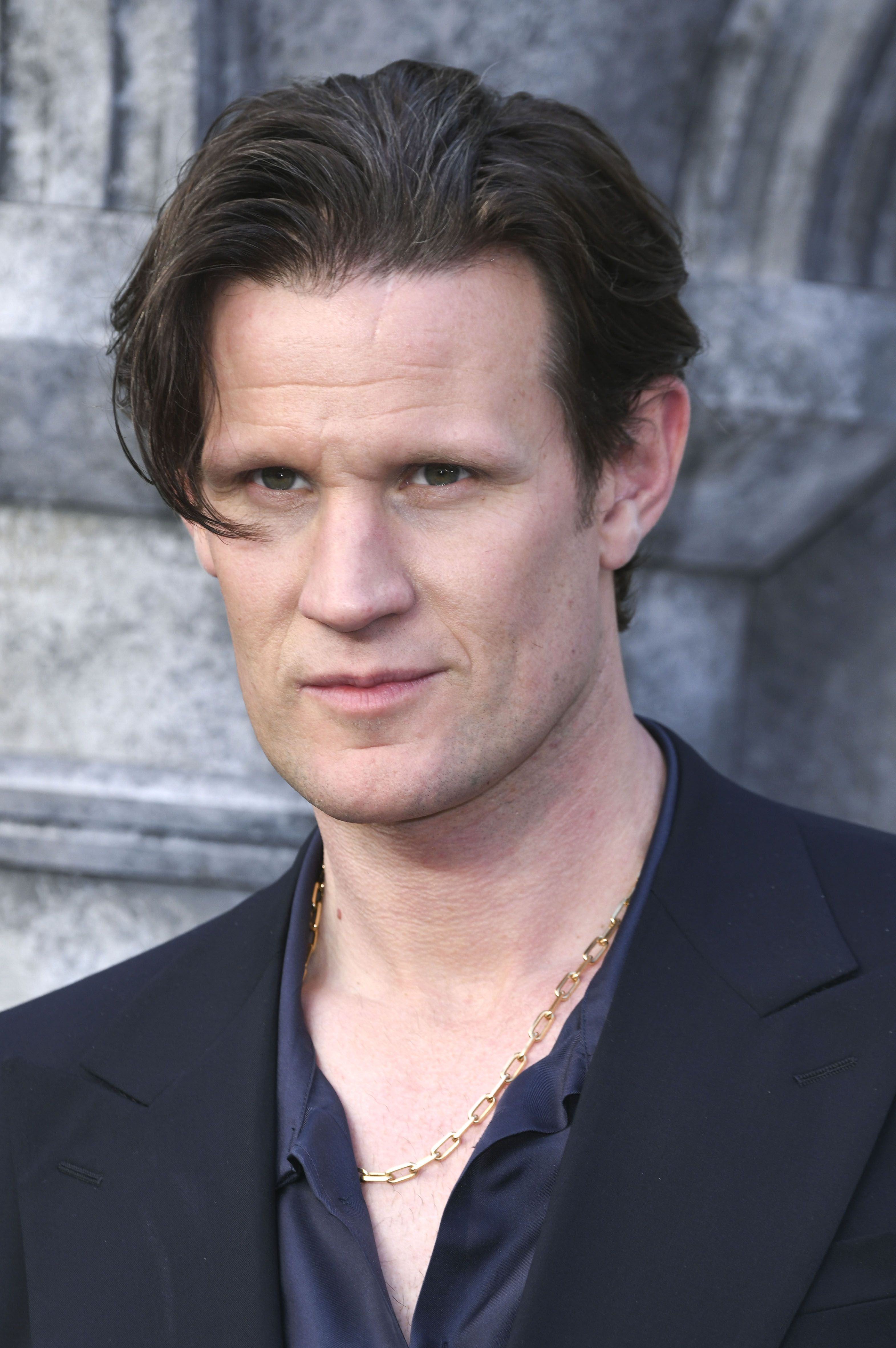 Moltido de la cabeza de Matt Smith en el estreno del Reino Unido de Sky Series 'House of the Dragon'