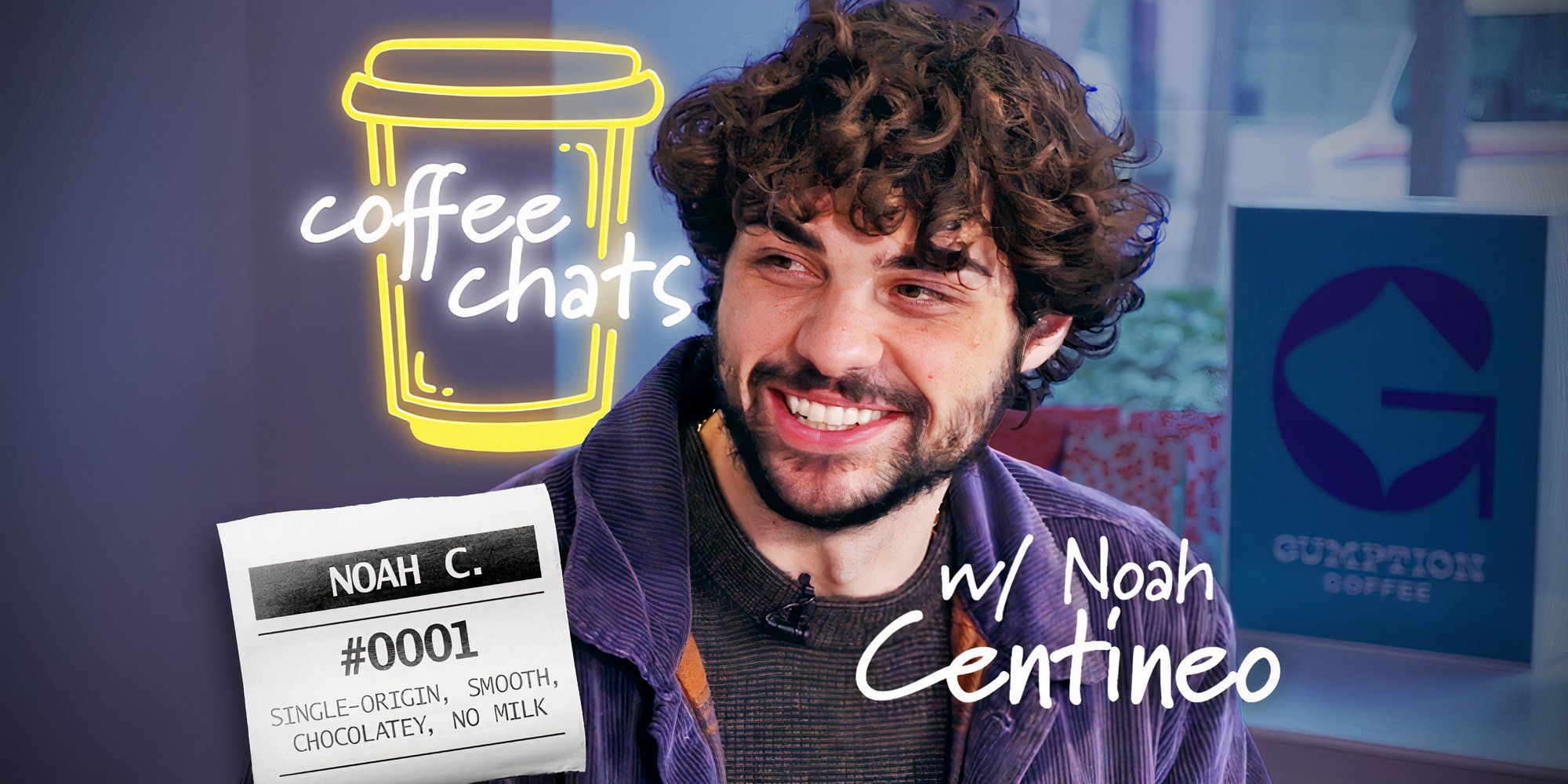 Lanza la serie de entrevistas de chats de café: Mira el episodio 1 con Noah Centineo ahora