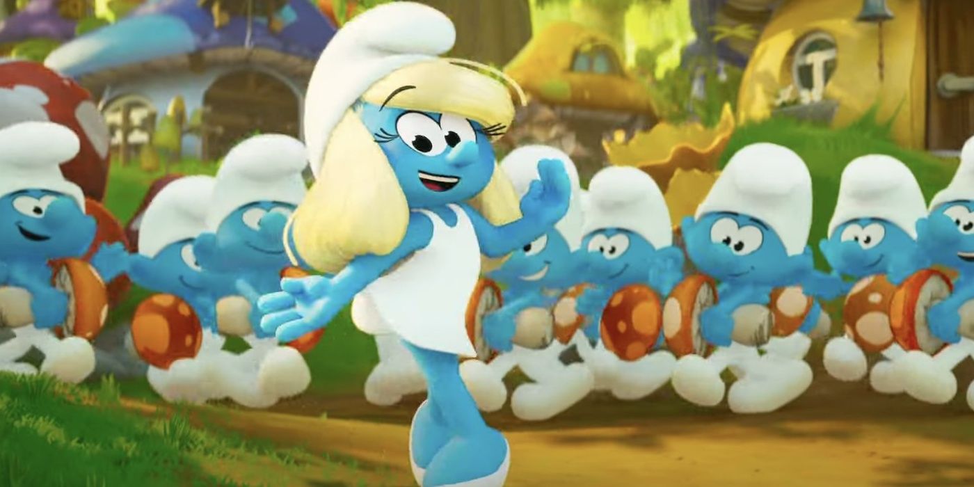 El trailer de Pitufos se vuelve grande en el papel de Rihanna como Smurfette a medida que avanza una nueva aventura