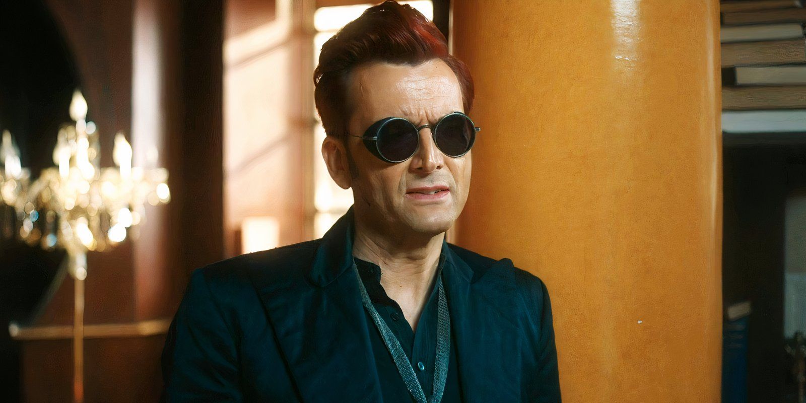 Good Omens Temporada 3 Set Fotos y Video Revelar la primera mirada al regreso de David Tennant como Crowley