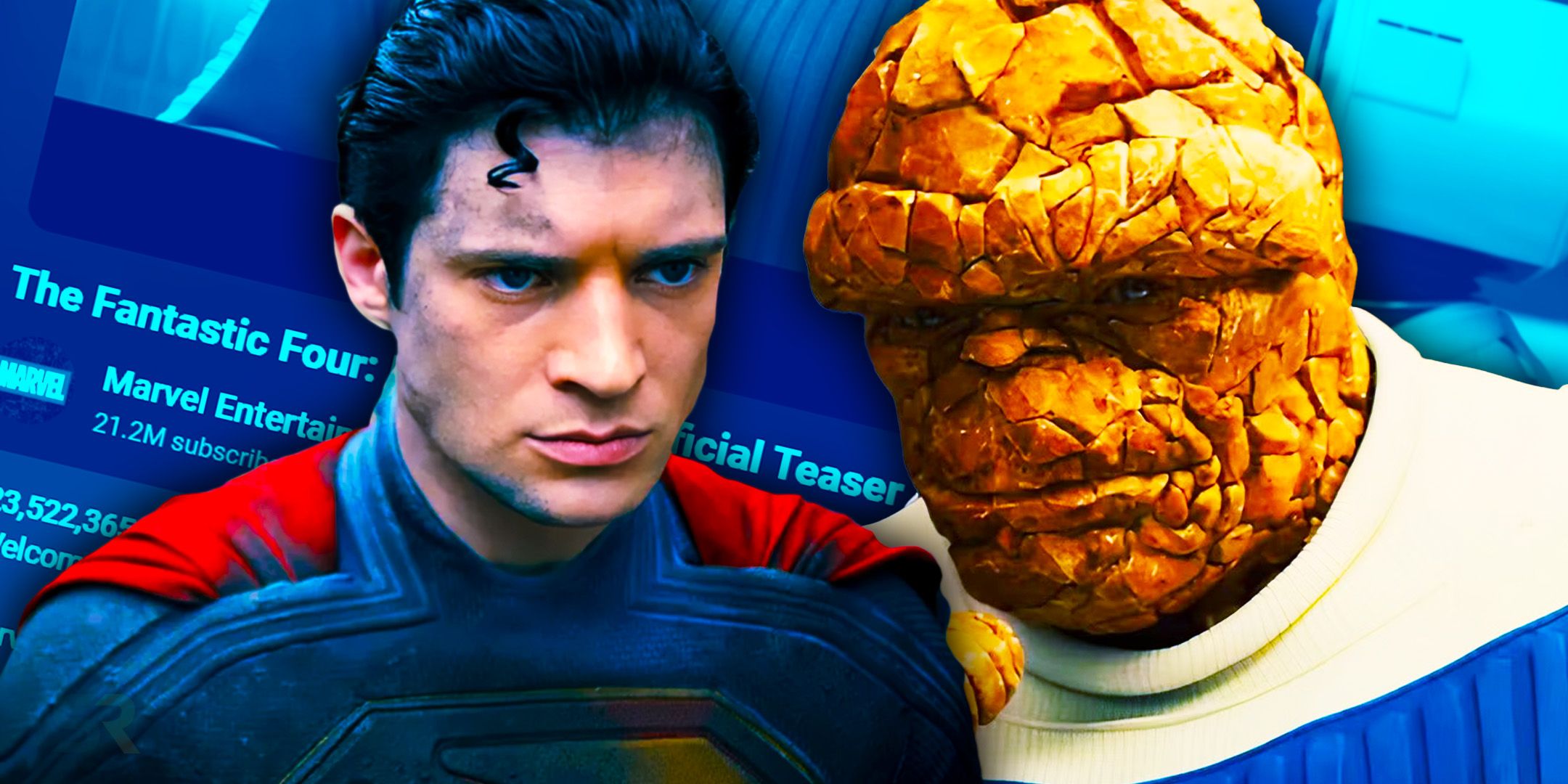 Superman Vs Fantastic Four: Impresionive Trailer Stat sugiere qué película de superhéroes ganará la batalla de julio