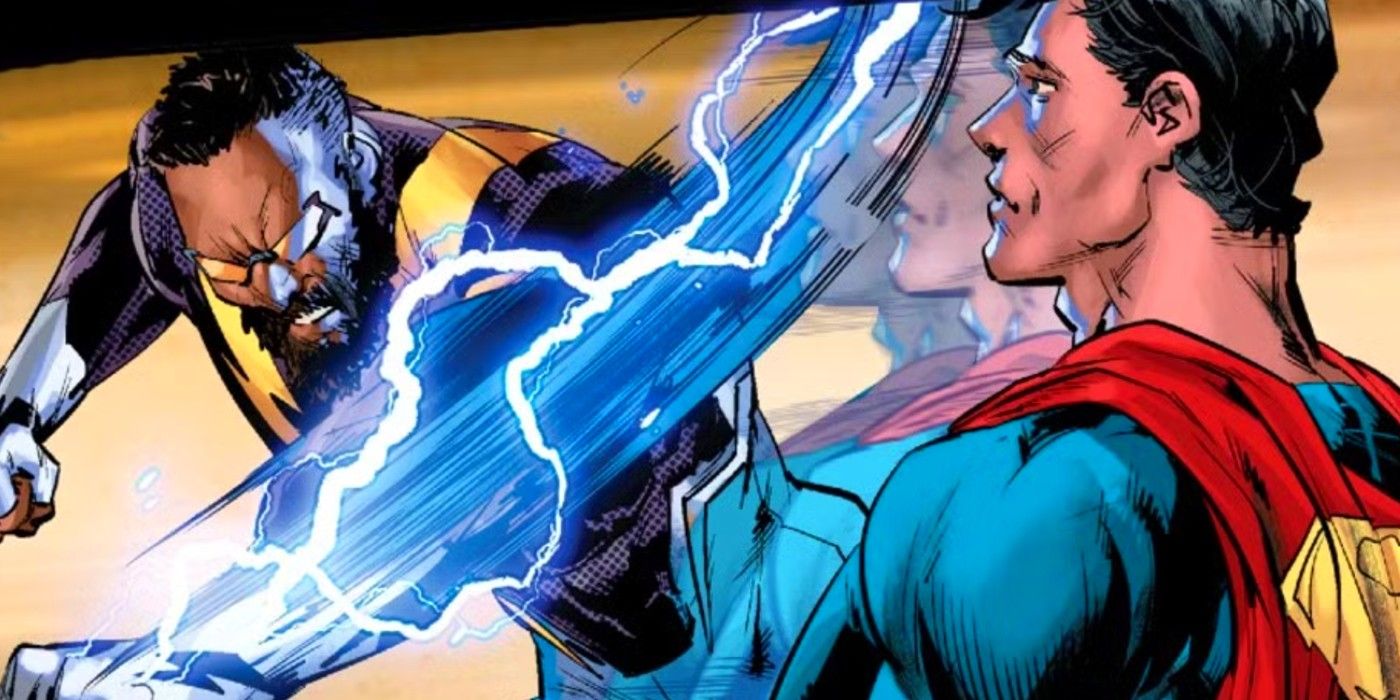 Black Lightning vs Superman demuestra que 1 héroe no teme al hombre de acero