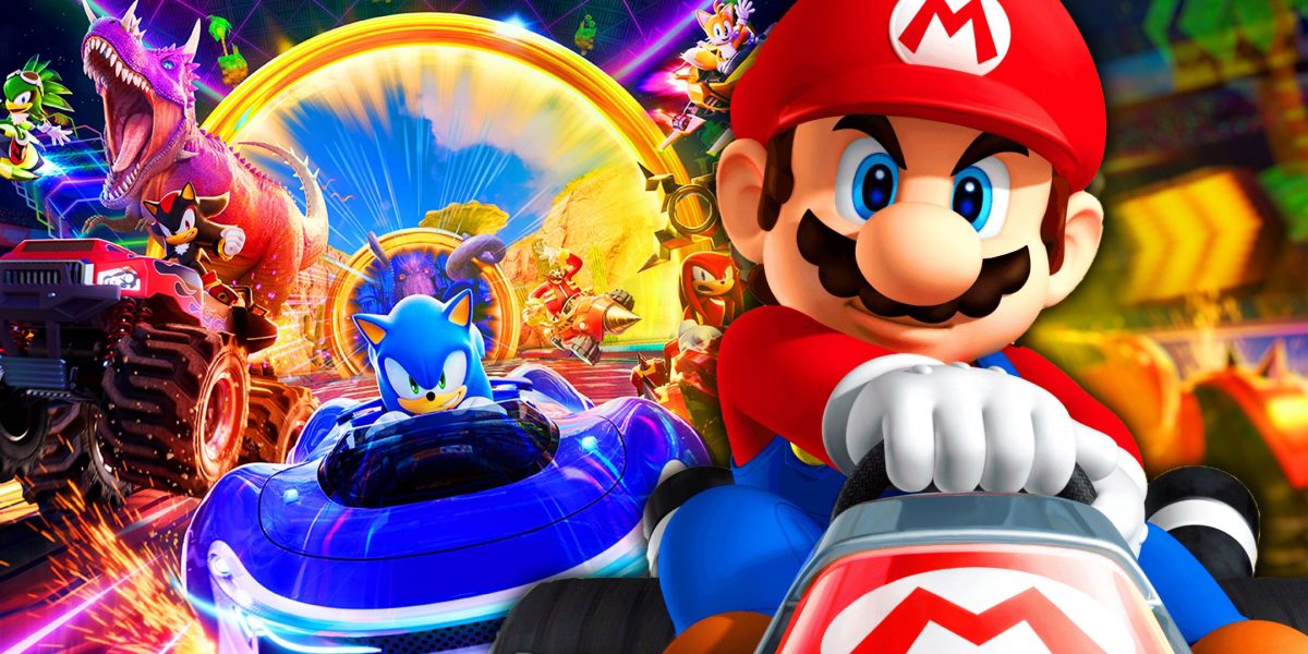 Sonic Racing: Crossworlds podría vencer a Mario Kart 9 para convertirse en el mejor juego de carreras de 2025