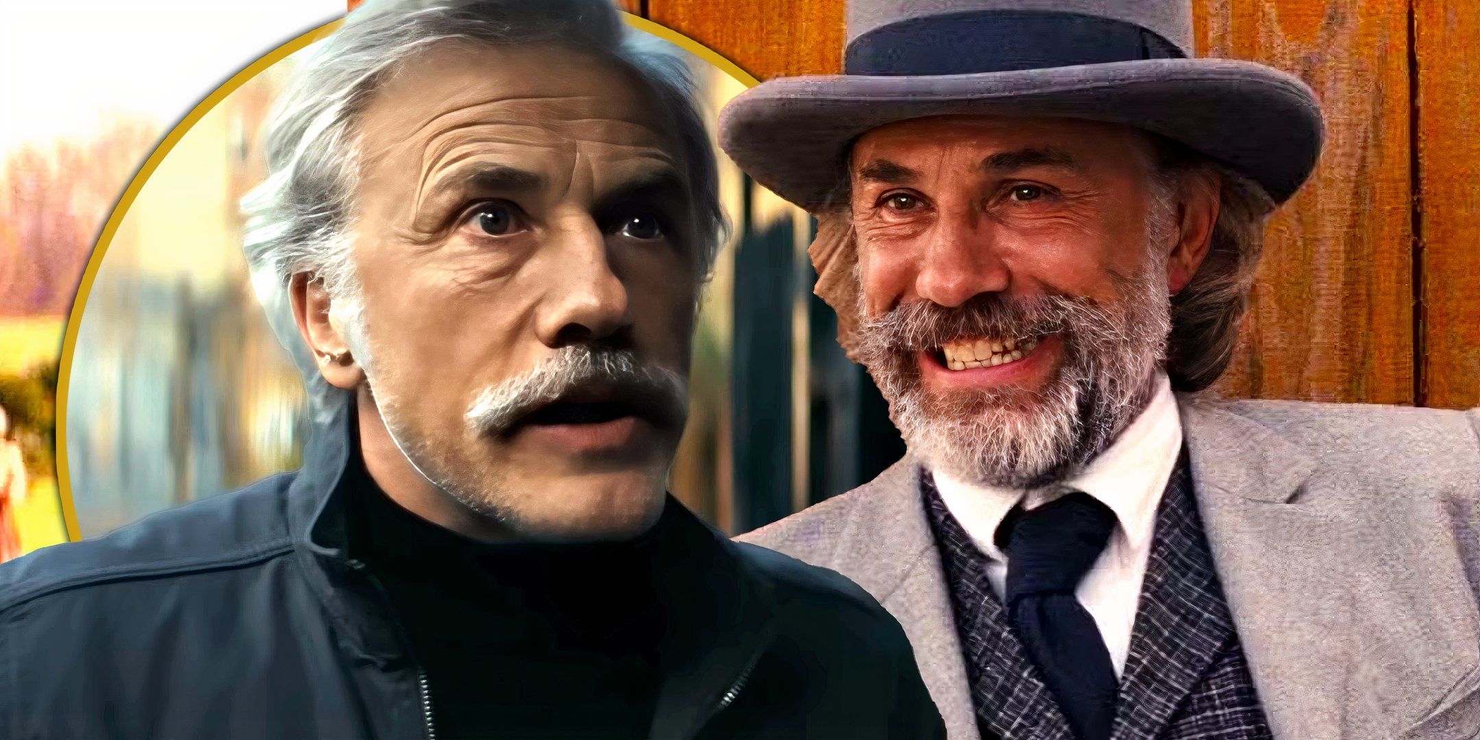 Christoph Waltz compara su personaje en la nueva comedia de acción con el papel de Quentin Tarantino en Django Unqueado