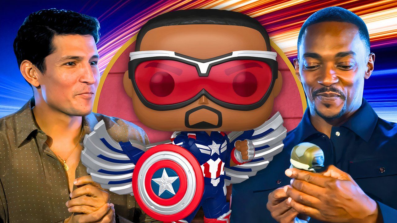 Anthony Mackie y Danny Ramírez pelea con Red Hulk Hands in this Captain America: Brave New World Toy Unboxing Video