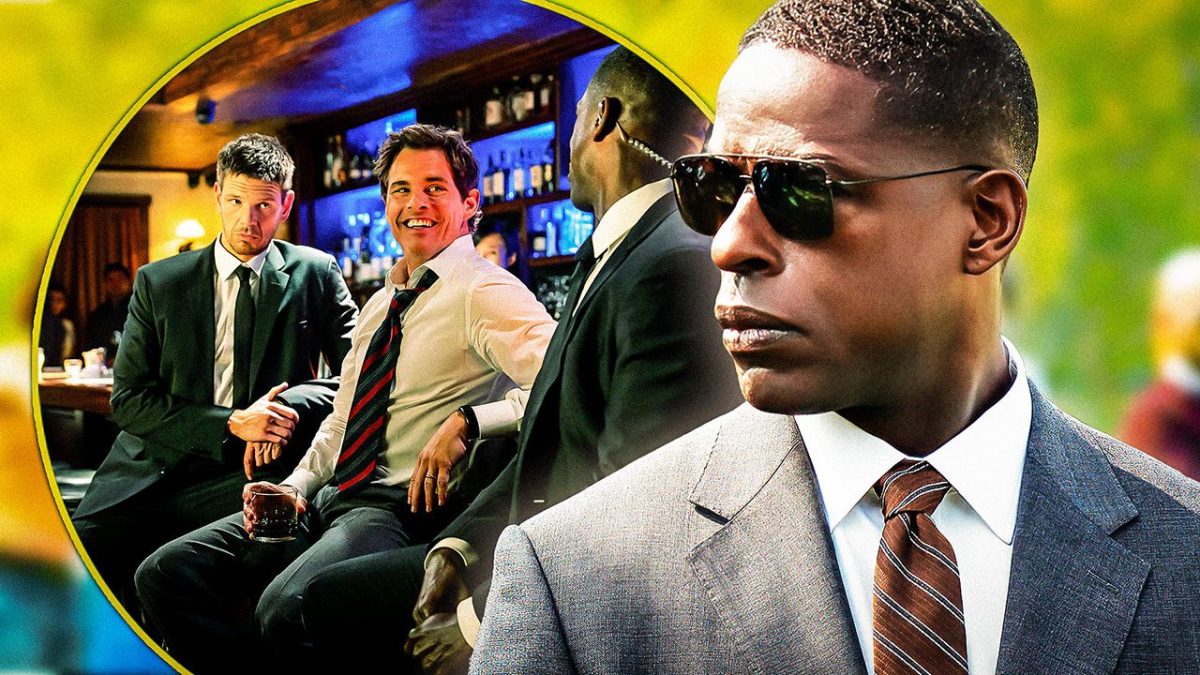 Cómo se siente el agente Collins sobre el presidente Bradford Twist in Paradise Episodio 1 explicado por las estrellas Sterling K. Brown y James Marsden