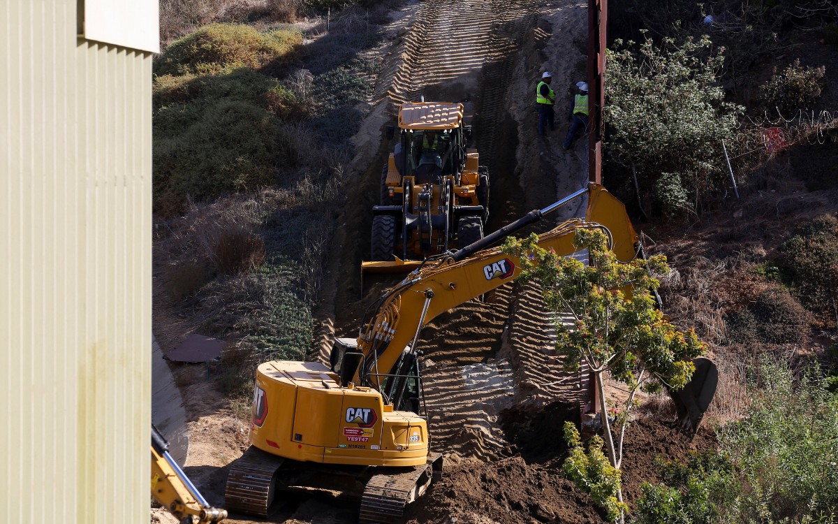 El efecto Trump: Gobierno de EU retoma la reconstrucción del muro en Tijuana