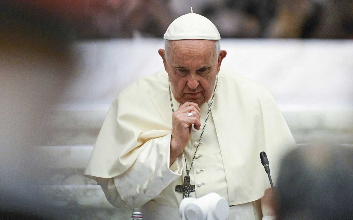 La guerra en Ucrania es una 'vergüenza para toda la humanidad', afirma el papa en mensaje