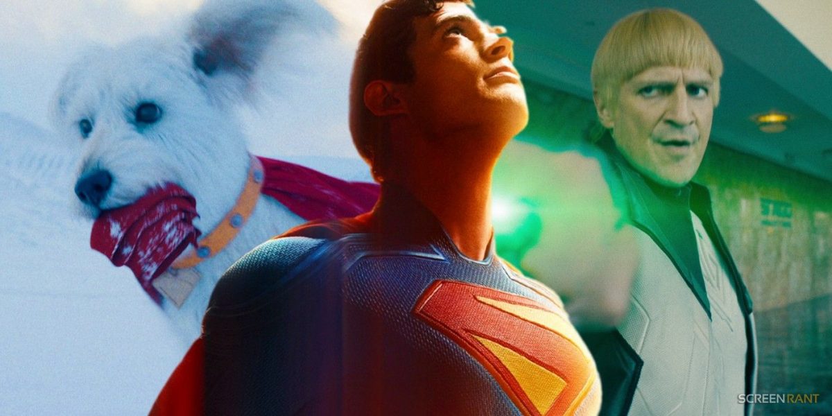 Las promociones de la película de Superman revelan nuevas miradas a la linterna verde de Nathan Fillion y Krypto the Superdog