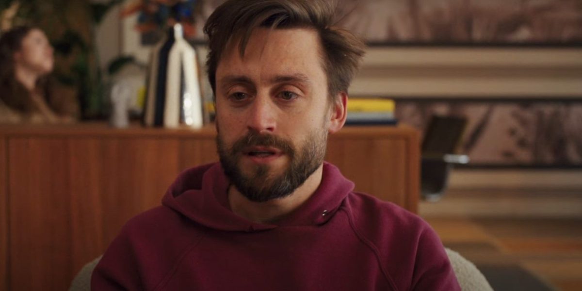 "¡Lo estoy haciendo totalmente, y ni siquiera lo sabía!": Kieran Culkin basó accidentalmente en su actuación de dolor real ganadora de un Oscar en alguien que conoce, y no se dio cuenta hasta que su esposa vio la película terminada.