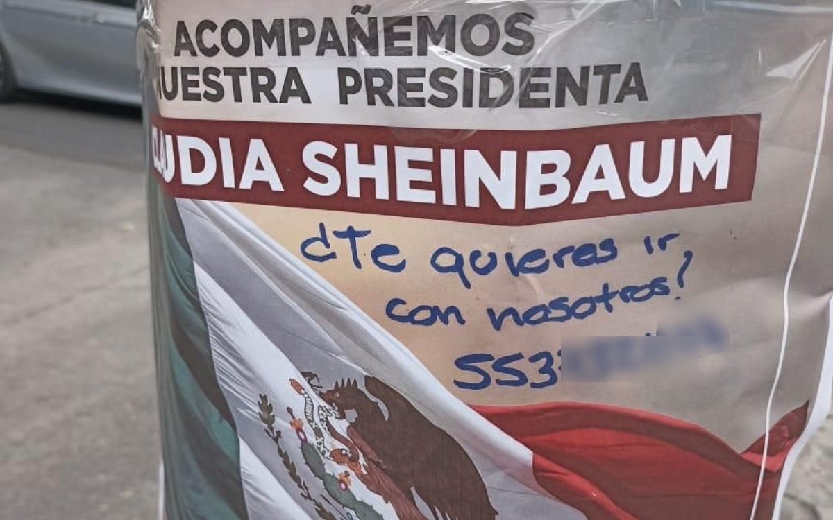 '¿Te quieres ir con nosotros?' Así invitan a ciudadanos al evento de Sheinbaum en el Zócalo