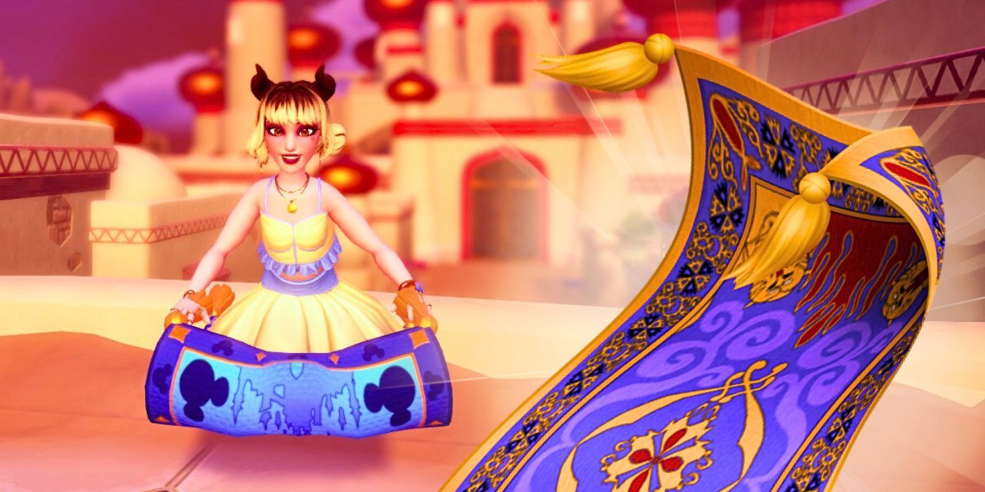 Cómo desbloquear y usar el Dreamlight Magic Carpet Glider en Disney Dreamlight Valley