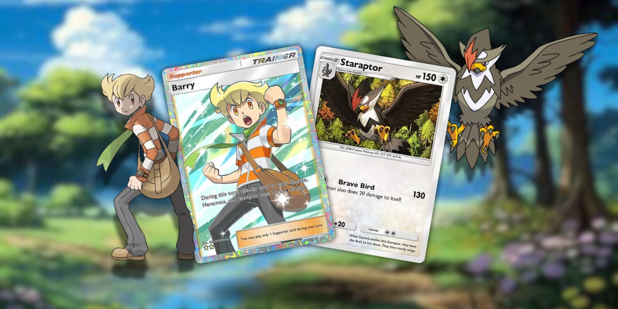 Pokémon TCG Pocket: la mejor cubierta de Barry y Staraptor que golpea increíblemente duro