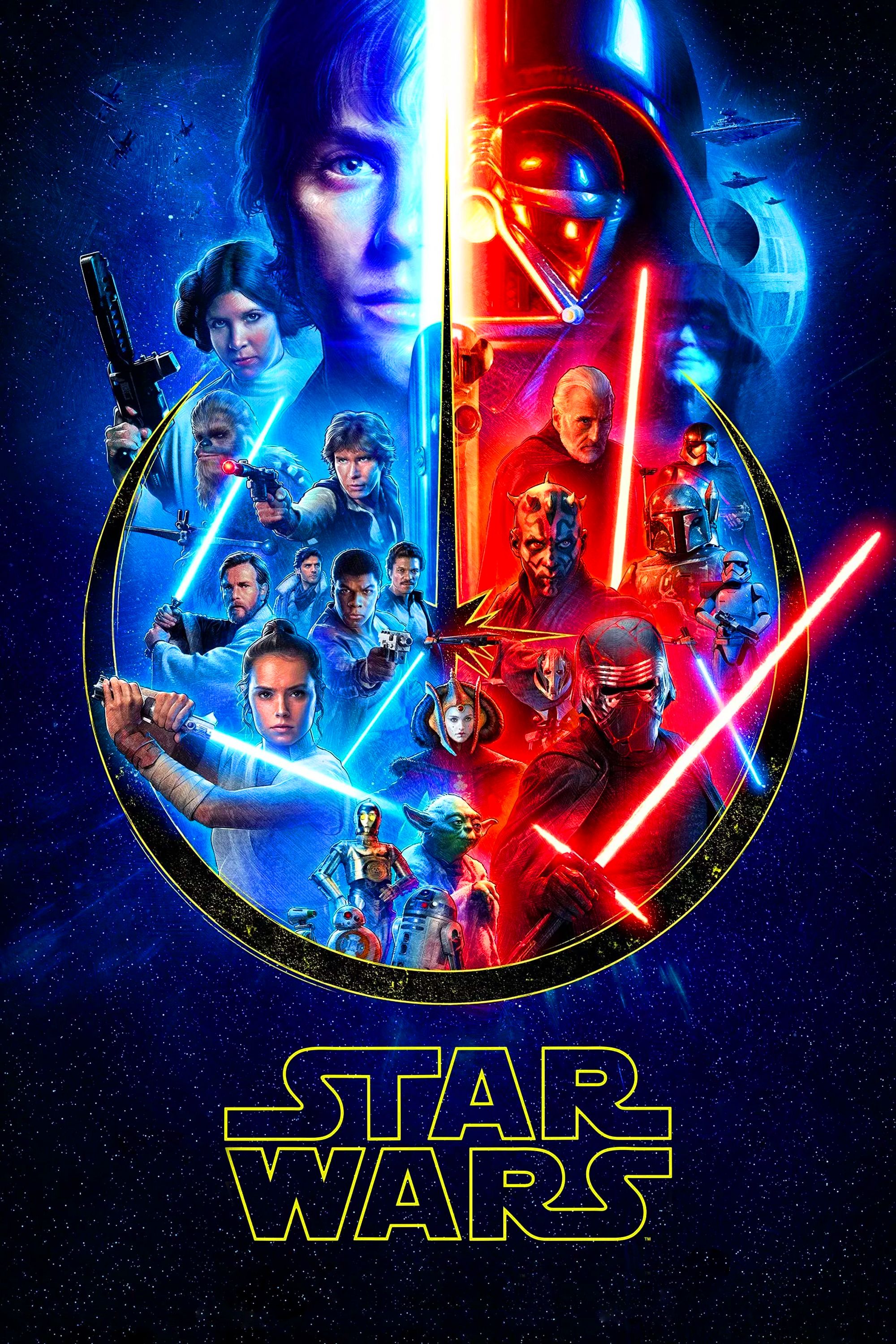 Póster de franquicia de Star Wars