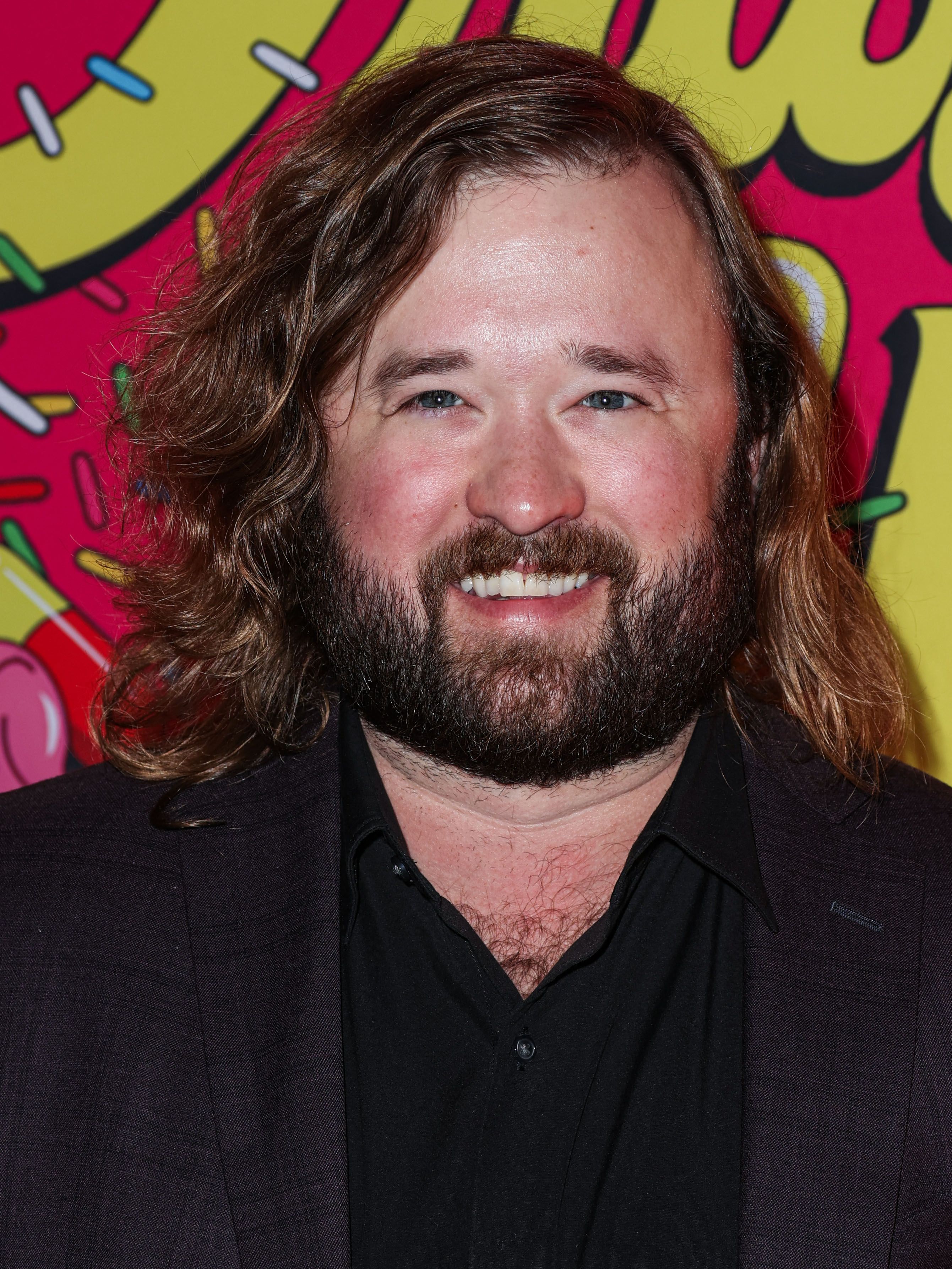 ¡Moldia de la cabeza de Haley Joel Osment en el estreno de Shout! Estudios