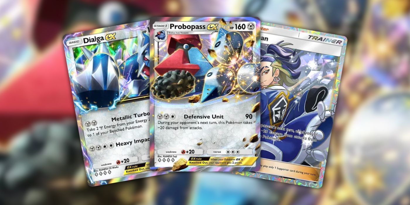 Construí una cubierta de probopass en el bolsillo Pokémon TCG y es imparable