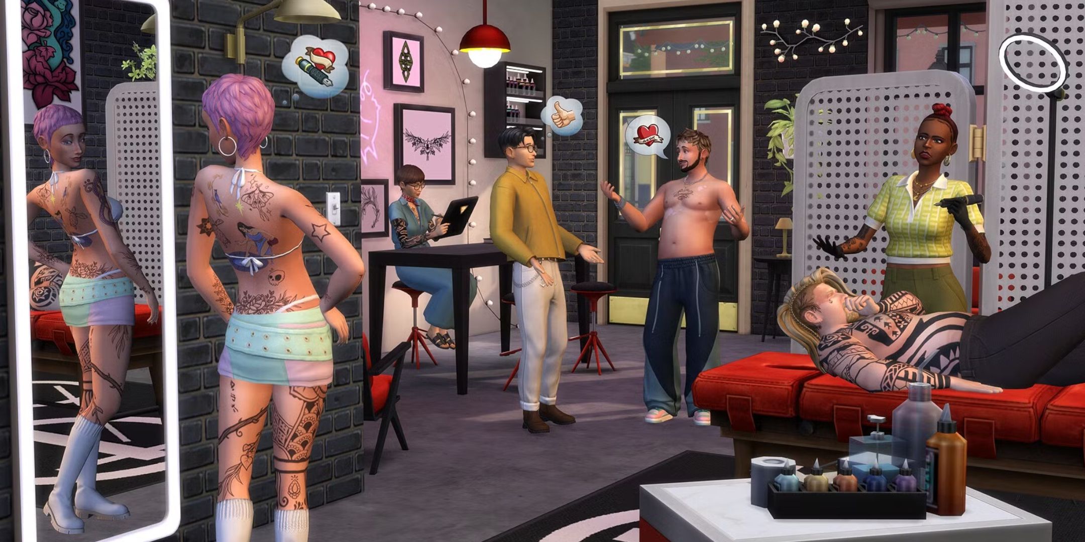 The Sims 4: Empresas y pasatiempos - Cómo abrir y ganar dinero con un salón de tatuajes